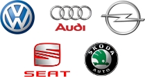 AUDI VOLKSWAGEN OPEL SKODA SEAT AUDI VOLKSWAGEN OPEL SKODA SEAT